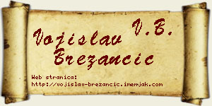 Vojislav Brežančić vizit kartica